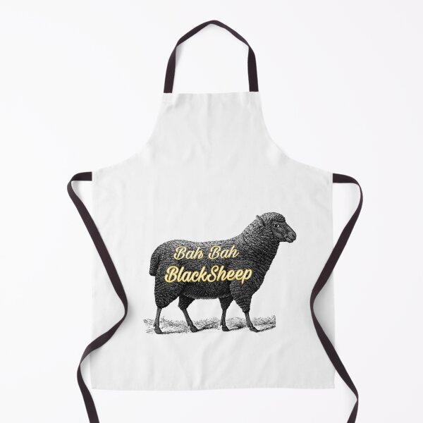 Artikelvorschau, schwarzes Schaf-Logo auf Schaf entworfen und verkauft von cataleabianco.