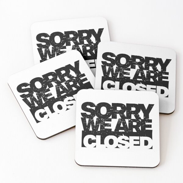 Item preview, Sorry we are closed - Information Notice designed and sold by Inc-Solutions.