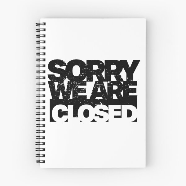 Item preview, Sorry we are closed - Information Notice designed and sold by Inc-Solutions.