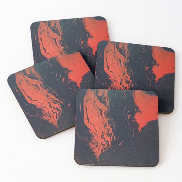 Item preview, Erupting crater expelling lava designed and sold by SergioMSArt.