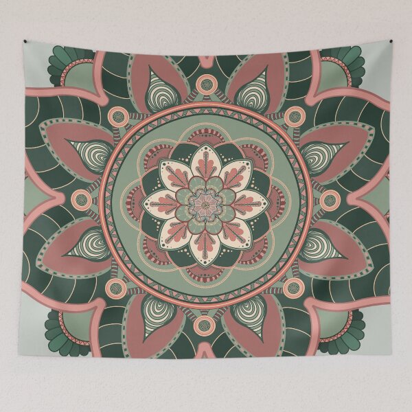 Item preview, Earth Tone Mandala designed and sold by Caroline  Fletcher.