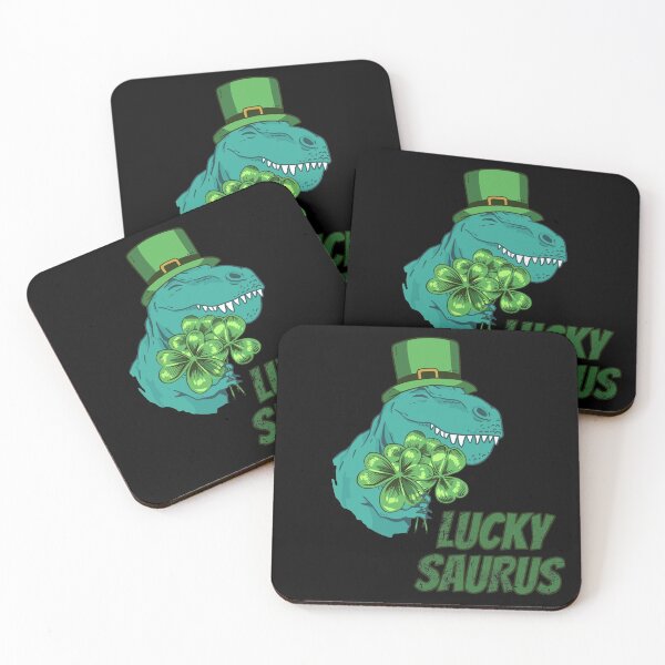 Item preview, Luckysaurus Funny St. Patrick's Day Dinosaurs Gift designed and sold by leofel.