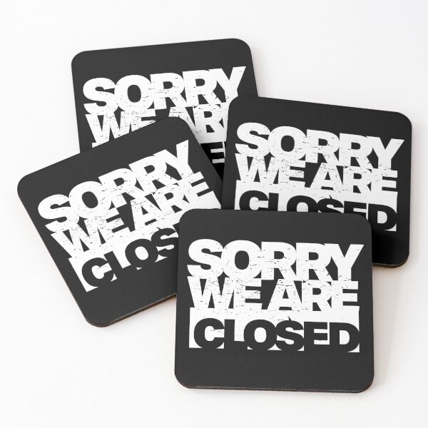 Item preview, Sorry we are closed - Information Notice designed and sold by Inc-Solutions.