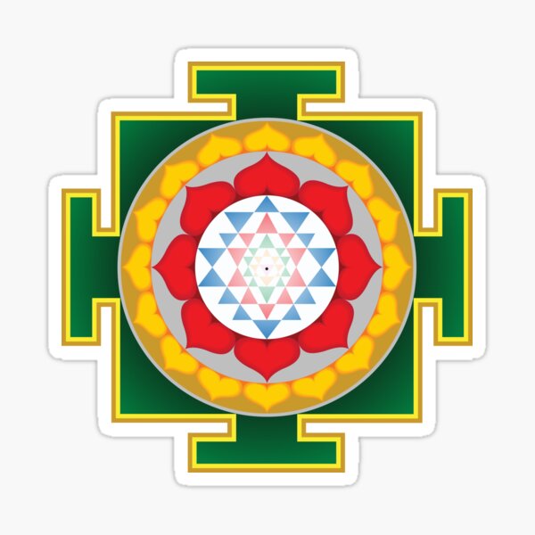 Item preview, Sri Yantra colours designed and sold by Milan Sensiart.