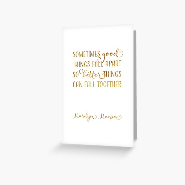 Marilyn Monroe Inspiration Greeting Card