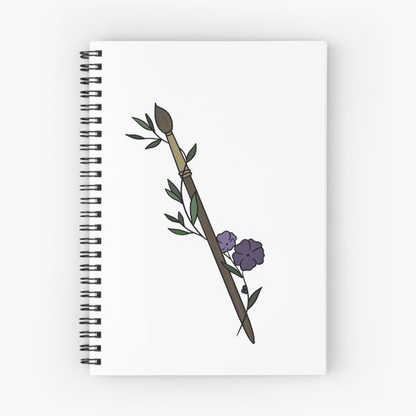 Item preview, floral paintbrush designed and sold by aw718.