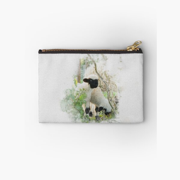 Item preview, Watercolour Photograph of Valais Blacknose Lambs designed and sold by Jane Stanley Photography.