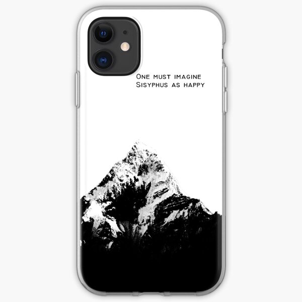 One Must Imagine Sisyphus as Happy iPhone Soft Case