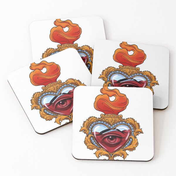 Item preview, Flaming heart  designed and sold by taggink.