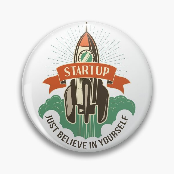 Item preview, Startup Just Believe In Yourself designed and sold by FiveNiches.