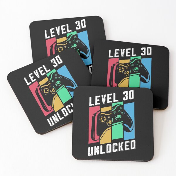 Item preview, Level 30 Unlocked 30th Birthday designed and sold by titanosdesign.