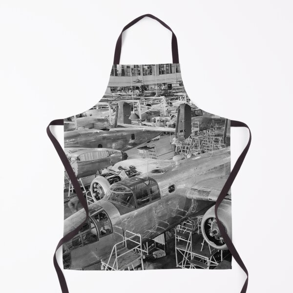 Item preview, B-25 Bomber On Assembly Line - California WW2 1944 designed and sold by warishellstore.