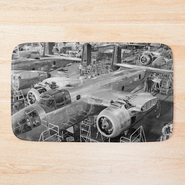 Item preview, B-25 Bomber On Assembly Line - California WW2 1944 designed and sold by warishellstore.