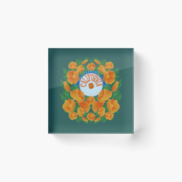 Item preview, California Poppy Wildflower Superbloom Pride designed and sold by spatiumnatura.