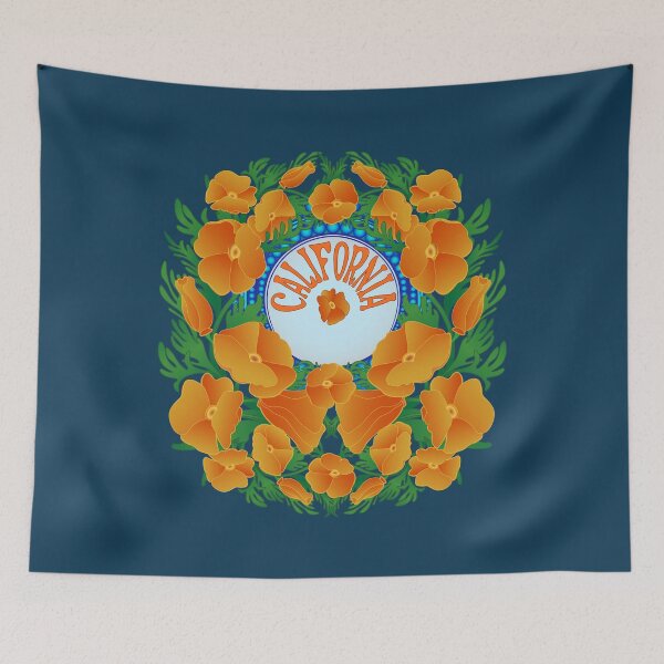 Item preview, California Poppy Wildflower Superbloom Pride designed and sold by spatiumnatura.