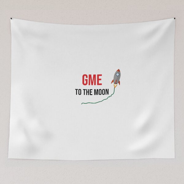 Item preview, GME to the moon designed and sold by MerlinTea.