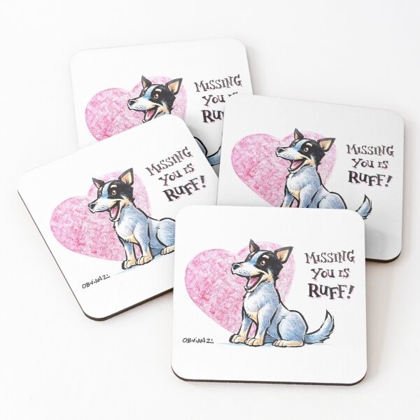 Item preview, Missing You is Ruff! (ink & pencil) designed and sold by Obvian.
