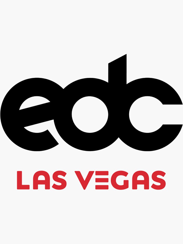 "EDC Las Vegas" Sticker for Sale by RaveRevival Redbubble