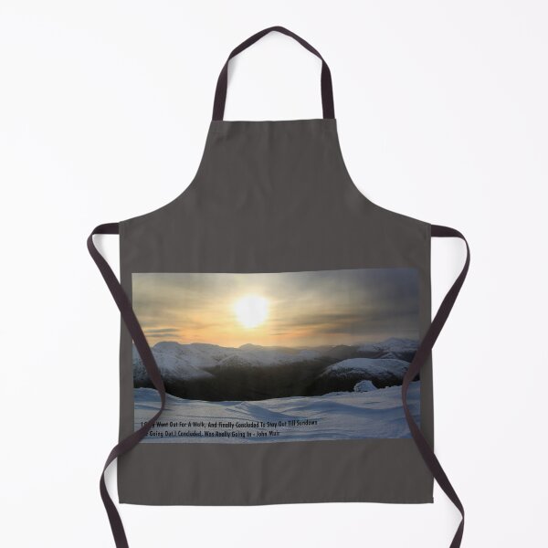 Item preview, Mountain Sunset and John Muir Quote designed and sold by beavo.