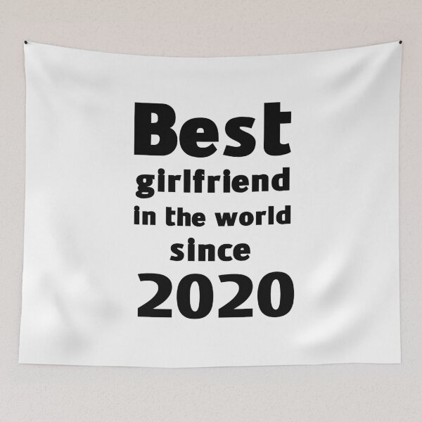 Item preview, Best girlfriend in the world since 2020 designed and sold by wasserberg.