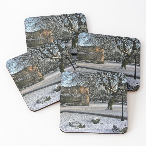 Item preview, Snow around the Roman Multangular Tower  designed and sold by leephotoofyork.