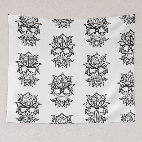 Item preview, Sugar Skull Floral Design Day of the Dead Dia De Los Muertos Mardi Gras Sugar Skull (s) designed and sold by OopteesLydia.