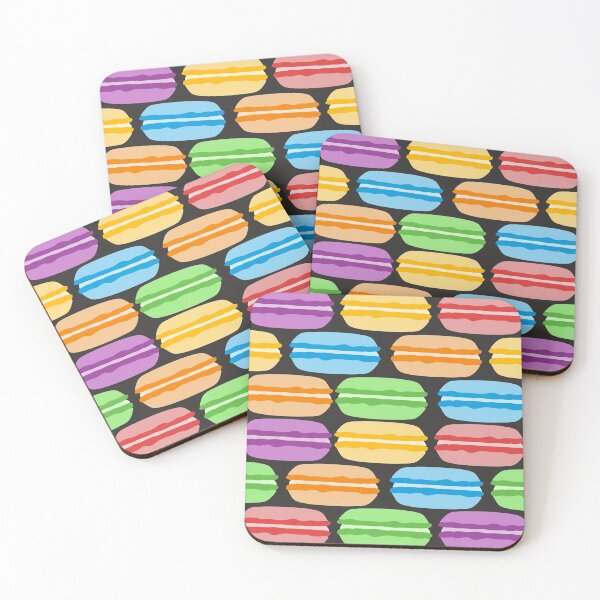 Item preview, rainbow macarons designed and sold by micraelle.