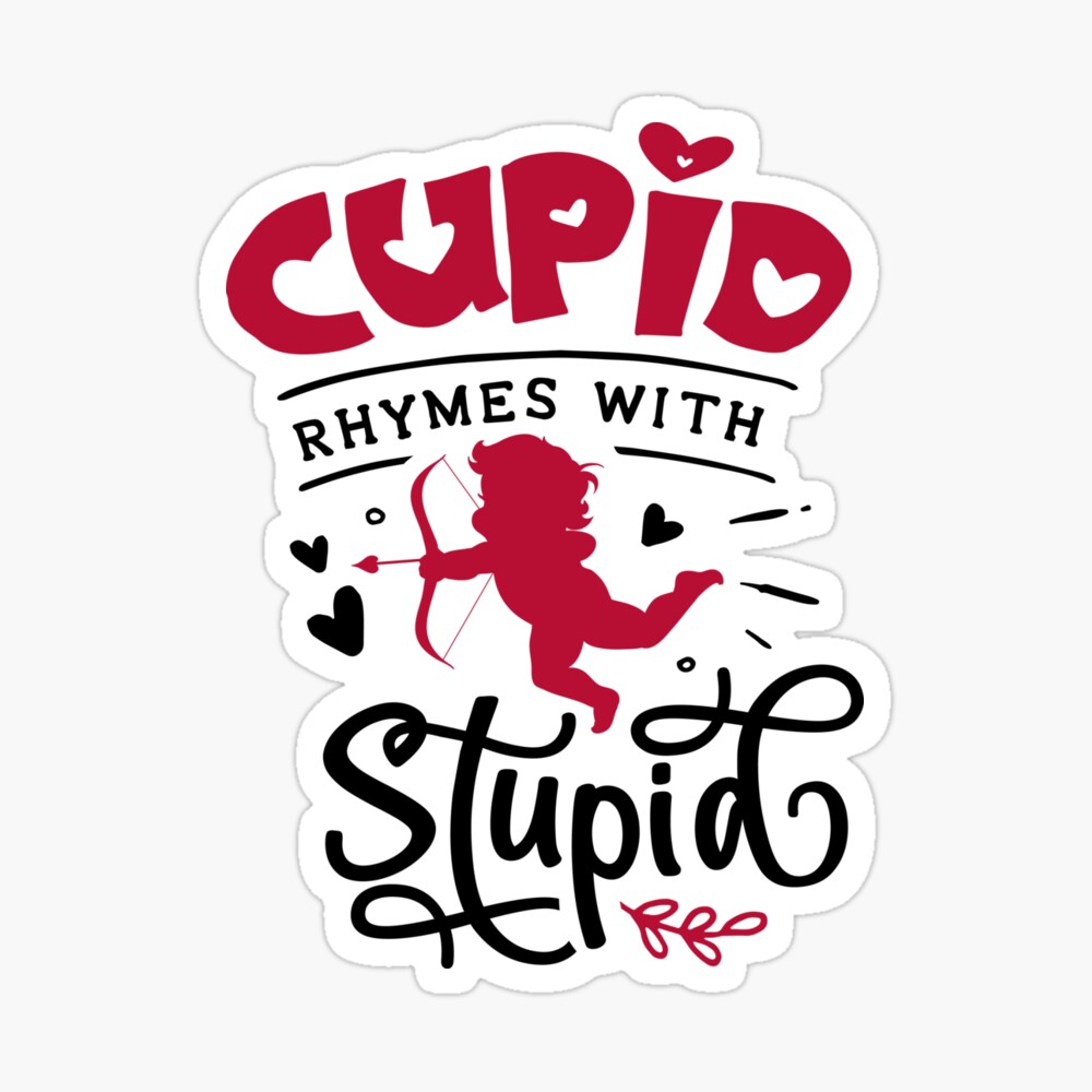 Portachiavi divertente cupid is stupid