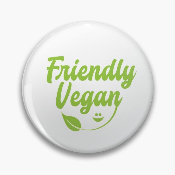 Item preview, Friendly Vegan slogan Tee designed and sold by onegreedyeye.