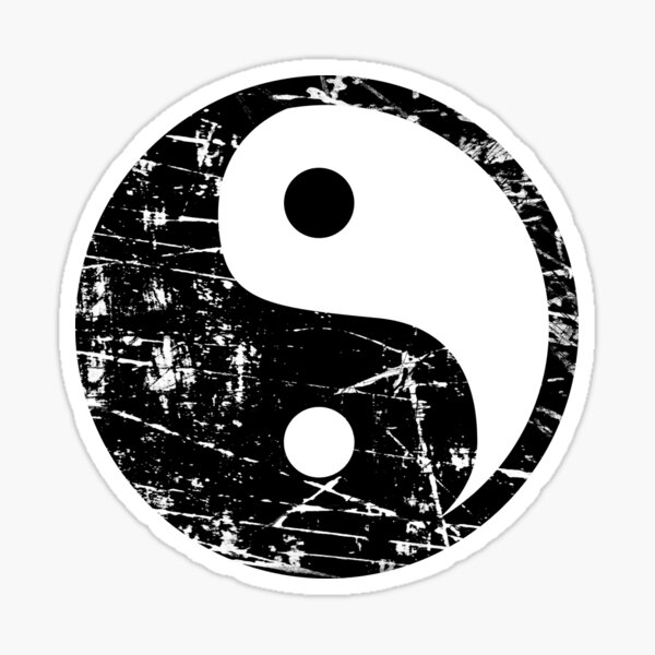 Ying Yang Stickers | Redbubble