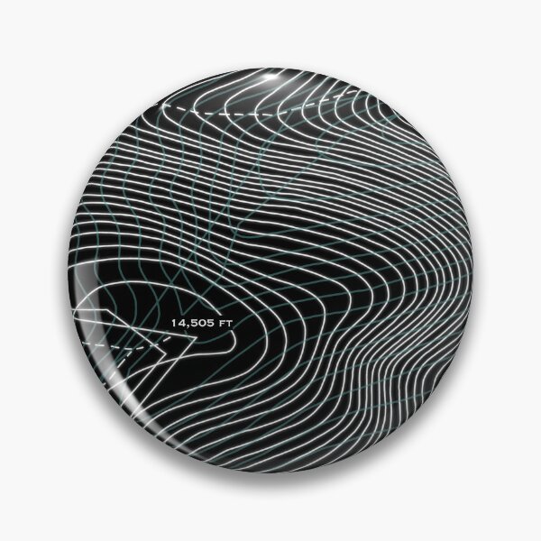 Item preview, Mount Whitney Topography designed and sold by amyshigenaga.