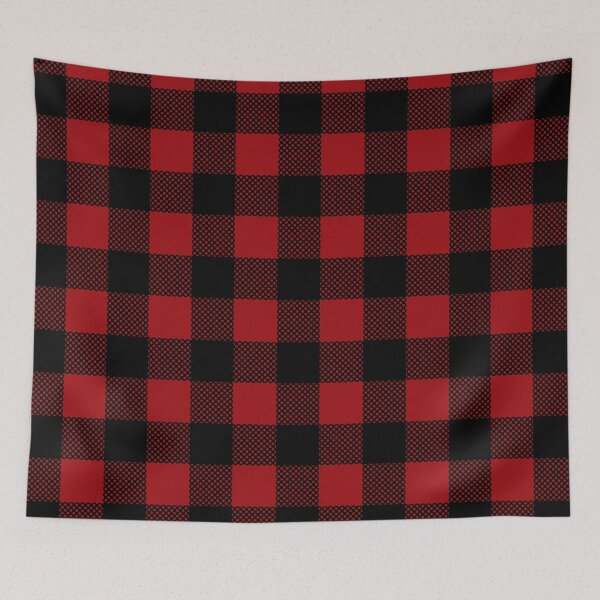 Item preview, Red & Black Plaid Seamless Pattern designed and sold by fotollissimo.