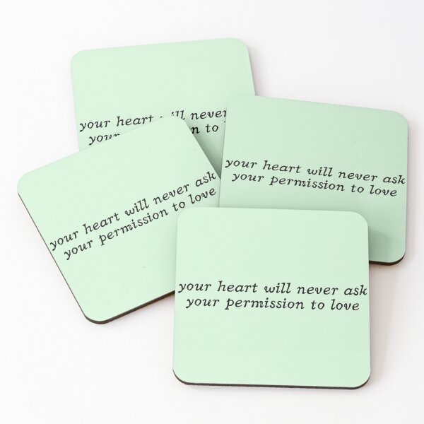 Item preview, your heart will never ask your permission to love designed and sold by micraelle.