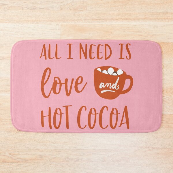 Item preview, All I Need is Love and Hot Cocoa in Red and Pink designed and sold by neopop.