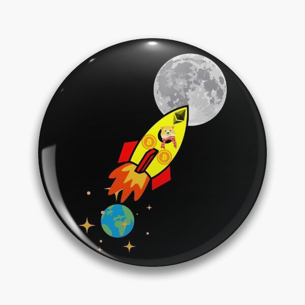 Item preview, to the moon with dogecoin  designed and sold by TallVic707.