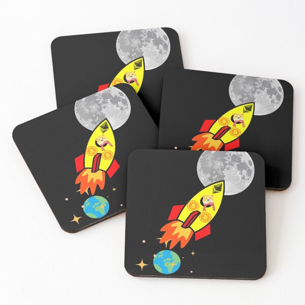 Item preview, to the moon with dogecoin  designed and sold by TallVic707.