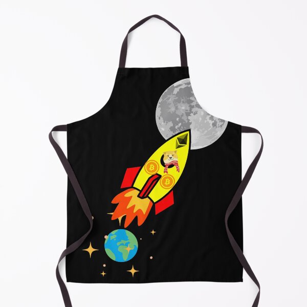 Item preview, to the moon with dogecoin  designed and sold by TallVic707.