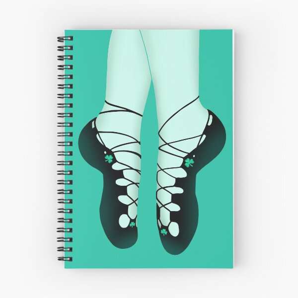 Item preview, Mini Shamrock Irish Soft Dance Shoes | St Patrick's Day Ghillies designed and sold by theBlueKazoo.