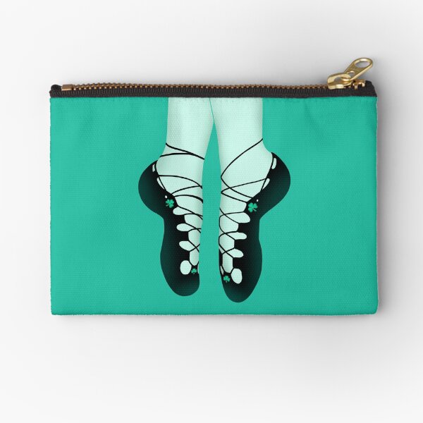 Item preview, Mini Shamrock Irish Soft Dance Shoes | St Patrick's Day Ghillies designed and sold by theBlueKazoo.