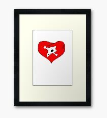 cubone loves mommy Framed Print