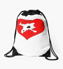 cubone loves mommy Drawstring Bag