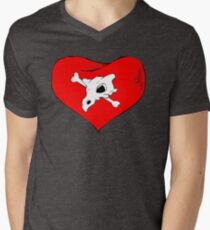 cubone loves mommy Men's V-Neck T-Shirt