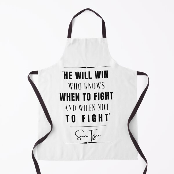 Item preview, Sun Tzu Words of Wisdom Historical Quote- “He will win who knows when to fight and when not to fight.” designed and sold by QuoteActually.