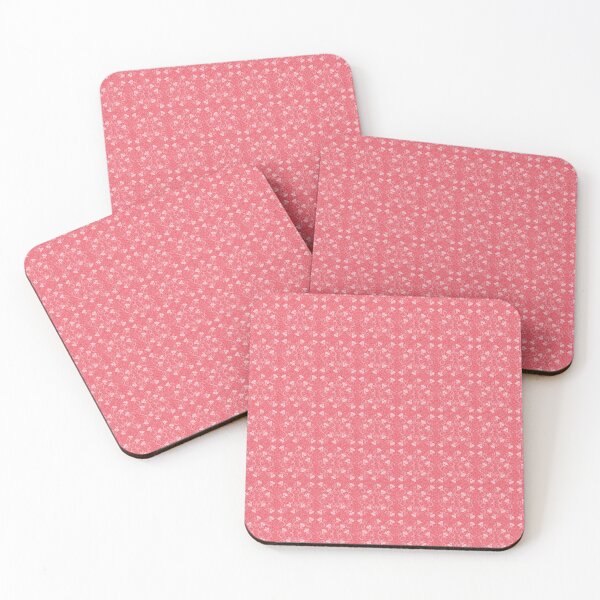 Item preview, lovely heart flowers pattern with white hearts designed and sold by tshirtprod.