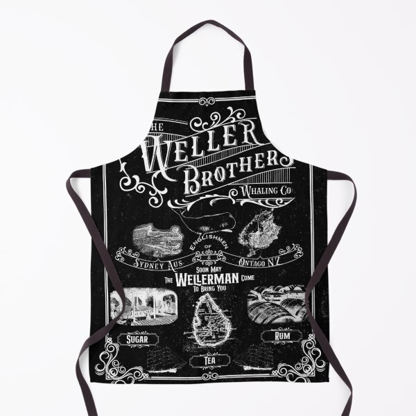 Item preview, Wellerman Weller Brothers Flyer Design White on Black designed and sold by ScienceNStuff.