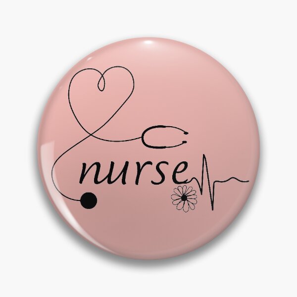 Item preview, nurse heart stethoscope designed and sold by orchidgd.