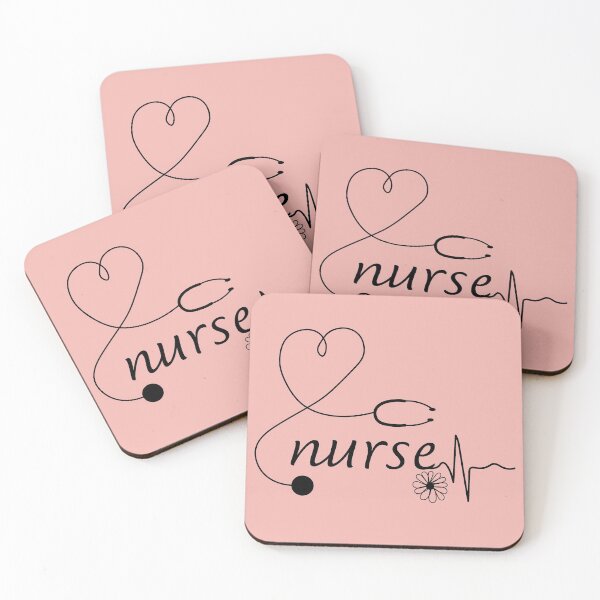Item preview, nurse heart stethoscope designed and sold by orchidgd.