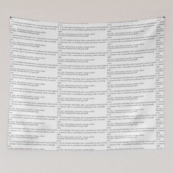 Item preview, The Definition of Christian Garland designed and sold by ricek571.