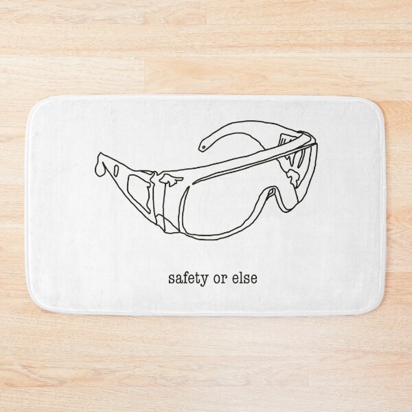 Item preview, Safety “or else” Goggles designed and sold by gwynethstrope.