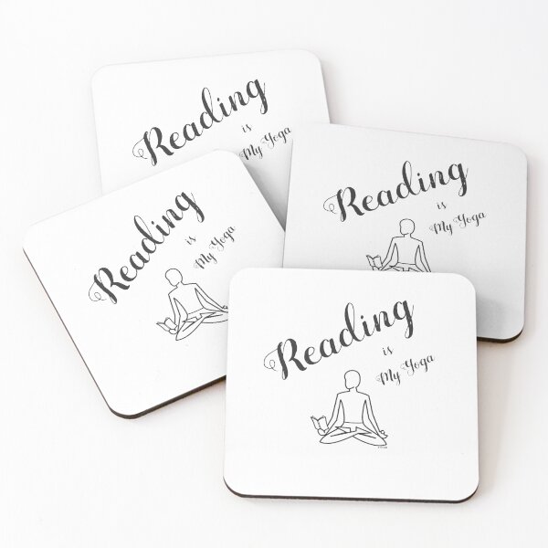 Item preview, Reading is My Yoga (Black) designed and sold by Shico.